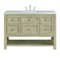 James Martin Vanities 48'' Single Vanity, Whitewashed Oak w/ 3 CM Eternal Jasmine Pearl Quartz Top 330-V48-WWO-3EJP - alternate 1